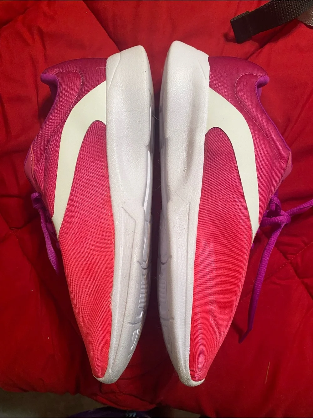 Athletic Works Bright Pink and Fuchsia Running Sneakers